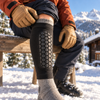 SkiTech™ Shin Guards – Vadderade Benskydd för Pjäxor